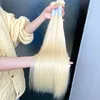 Cabelo peruano de alta qualidade Vietnã desenhado 613 Extensões de cabelos ondulados retos e sedosos loiros