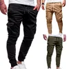 Jeans masculin mode pantalon des hommes décontractés en pleine longueur multiples multiples pantalons de survêtement Slim