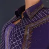 Vêtements ethniques 2 pièces ensemble été vêtements africains pour femmes Dashiki 2024 robe longue diamants tenues robes de fête plus taille Dubaï Abaya