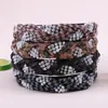 Hair Accessories 1Pcs Fashion 2.5cm Chiffon Yarn With Diamond Braid Band Retro Embroidery Weaving Headband Colorful Plaid