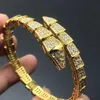 Créateur de mode bracelet de créateur bijoux femme or rose platine serpent bracelet bracelet en or bijoux de luxe pour hommes bracelet bracelets pour femmes cadeaux pour co