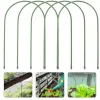 Serre 5 pz Cerchi per serra Grow Tunnel Cerchi da giardino per il supporto di coperture per file di giardinaggio Capannone prefabbricato