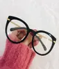 2020 new fashion design CH4568 women039s wear chain design Cateye round glasses frame prescription glasses full package box UV42263070