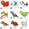 Party Favor Cartoon Cute Walking Animal Helium Balloons Cat Dog Dinosaur Air Ballons Birthday Decorations Kids Adult Event Party Decoration Balloon