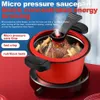 Pressure Cooker 35L Soup Meat Pot Rice Gas Stove Micro Stew NonStick Cooking Pots Kitchenware 240308