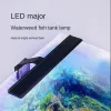 Lightings 1 PCS Aquarium LED Fish Tank Light Slim Plants Grow Clip Lights Lamp 9W EU Plug X2500