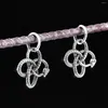 Boucles d'oreilles à clous en acier inoxydable pour hommes et femmes, style rétro, serpent enroulé, personnalisé, à la mode, Europe et états-unis