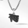 Aa Designer Pendant Necklace Sweet Love Jade Sterling Silver Set with Black Spinal Crystal for Direct Sale