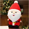 Stuffed Plush Animals P Toys Santa Claus Elk Snowman Doll Christmas Pillow Childrens Gifts Drop Delivery Otdim