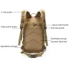 バッグ35L男性女性屋外軍隊戦術バックパックトレッキングスポーツ旅行リュックサックキャンプハイキング釣りバッグ