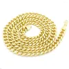 Pendants Fast Selling Fashionable Environmental Friendly Electroplated Gold Necklace In Europe And America 12mm Wide 90cm L