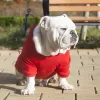 パーカー新しい春秋の犬英語ブルドッグフーディーズペットコートジャケットセーター服小さな中犬のための服シュナウザーフレンチパグWSC55