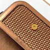 7A Designer Tassen Luxe Kwaliteit Portemonnee Breien Damesbakken Het wordt geleverd met dezelfde gekleurde geweven schouderband en gouden handtassen met sluiting