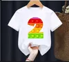 T-Shirts Sommer T-Shirt Nummer 2 3 4 5 6 7 8 9 Alles Gute zum Geburtstag Geschenk T-Shirt Baby Mädchen Jungen Kleidung Unisex T-Shirt T-Shirt Top ldd240314