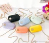 Designer enfants lettres en métal chaîne sac à main mode filles PU sac à bandoulière en cuir enfants sacs carrés sac à main A68105849757