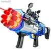 Gun Toys Electric Rocket Launcher Light Bazooka Sound Soft Bullet Gun with Light Dart Kids Boys Birthday Gifts yq240314