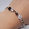 Link-Armbänder, süßes Y2k-Armband für Frauen und Mädchen, Feenkern, weißes Liebesherz, Perlenarmband, handgefertigt, einzigartiger Hip-Hop-Schmuck, Geschenk