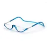 Sonnenbrille Ultraleichte hängende Stretch-Lesebrille Männer Frauen Trendige Halbrahmenlinse Presbyopie-Brille Unisex Dioptrien 1,0 1,5 bis 3,0