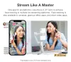 ヘッズZhiyun滑らかQ3ハンドヘルドジンバルスマートフォン3axis電話GimbalsスタビライザーIPhone 13 Pro Max Xiaomi Huaweiの充填光付き