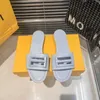 Designer brand F Slippers with Box Luxury Sandals Men's and Women's Shoes Pillows Comfortable Copper Black Green Summer Fashion Slide Beach Slippers