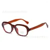 Sunglasses YK2 Oval Red Flat Glasses Small Frame Anti Blue Light Non Degree Transparent AC Material For Neutral