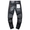 24 nuovi jeans di marca viola con vernice nera invecchiata American High Street TCFB