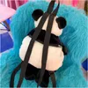 Sacs à dos en peluche 38 cm peluche Panda jouet sacs à dos mignon Animal en peluche Panda sac à dos Kawaii doux Animal ours sac filles garçons en peluche cartables cadeaux L2403