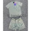 Grün Syna Hemd Syna Central Cee Sommer Männer T-Shirt Set Drucken Trendy Synaworld Kurzarm Trainingsanzug Kleidung Synas Shirts wy