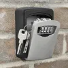 Control Mini Solid Color Key Box Password Lock Door Cat Eye Metal Outdoor Wallmounted Antitheft Lock Box for Home Indoor Security