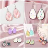 Boucles d'oreilles pendantes par Sublimation, 250 pièces, vierge, Double face, transfert de chaleur, pendentif avec crochets, anneaux de saut pour la fabrication de bijoux, bricolage