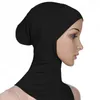 Musulman Underscarf Femmes Voile Hijab Bonnet Femmes Musulmanes Écharpe Turbans Tête Pour Femmes Femmes Hijabs Hijab Caps Chapeau Islamique 240301