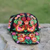 Casquettes de balle Casquette d'été de broderie de fleurs Femmes 2024 Chapeau d'extérieur Snapback pour baseball ajusté Perles Casquette décontractée réglable