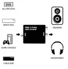 Digital Analog Audio Converter Digital Optic Coaxial RCA Toslink Signal to Analog Audio Converter RCA