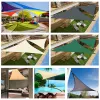 Shelters Sonnensegel, dreieckig, für Garten, Terrasse, wasserdicht, Polyester-Markise, Schwimmmarkise, Camping, Wandern, Segelüberdachung