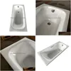 Bathtubs Single Person Square Bathtub With Cast Iron Embedded In Bathroom For Household Use Drop Delivery Home Garden Building Suppl Dhrjg