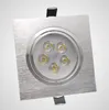 Spot lumineux LED carré encastrable pour le plafond, luminaire de plafond, 3/5W, 110/220V, à usage domestique, boîtier en aluminium 3012357