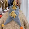 Шарф с милыми животными из мультфильма страуса, осенне-зимний новый стильный теплый плюшевый шейный платок, детские модные меховые шарфы Gift257Y