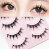 5 Pairs Manga Lashe Soft Natural Eyelashes Thick False Demon Daily Dating Makeup Lashes Wispy 240305