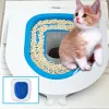Pudełka Zestaw treningowy dla kota toalety wielokrotnego użytku trener toalety