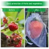 Мешки для защиты фруктов с шнурком, садовая сетка для растений, барьерная сумка для помидоров, винограда, манго