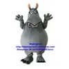 Mascot kostymer Madagaskar Gloria Hippo River Horse Hippopotamus Mascot Costume Adult Cartoon Character Supermarket Advertising Campaign ZX358