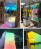 Películas 2/3/5 metros Ventana iridiscente PVC PVC Rainbow Color Glass Vinyl Hologry Ventana colorida brillante Tintina para el hogar