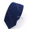 Clásico Marrón Azul Marino Rojo Rayas Corbata de Lana Sólida 6 cm Moda Delgada Corbata Flaca Hombres Traje de Esmoquin Fiesta Accesorio Casual Corbata Regalo 240314