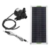 Accessori Kit pompa acqua solare Temporizzazione regolabile Pompa fontana a energia solare a risparmio energetico 12V per acquario esterno