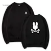 Marque Hommes Sweats à capuche Crâne Lapin Motif Top Coton O-cou À Manches Courtes Sweats À Capuche Imprimé Fantôme Lapin Polo D'été Hommes Sweats À Capuche Designer Sweats À Capuche Manches 343