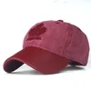 Moda mujer gorra de béisbol Color puro Canadá bordado letra Snapback sombrero para hombres gorra de béisbol gorras unisex Casquette Gorras308f