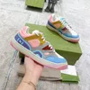 Designer de marca sapatos cesta tênis mulheres tênis coloridos moda baixo-top tornozelo espessamento ventilar malha na moda vintage sapato esportivo rosa verde