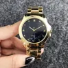 prachtige mode kwaliteit horloge dames damesster met dezelfde paragraaf knappe stalen metalen band quartz watch2938