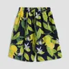 Designer kostym snabbvåg sommarstrandskjorta herr hawaiian semester kortärmad trendig blomma solskyddsmedel täcker set kjqh