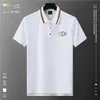 Men s Polos Summer Short Sleeve Polo Shirts Men Brand Cotton Business Casual Soild Tops Embroidery Black Clothing M-3XL